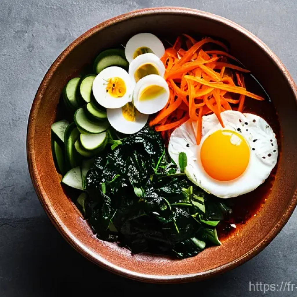 한식 양념 종류별 활용법 - **Prompt 1: A "Harmony of Korean Flavors" - Modern Culinary Art**
    "A beautifully lit, top-down s...